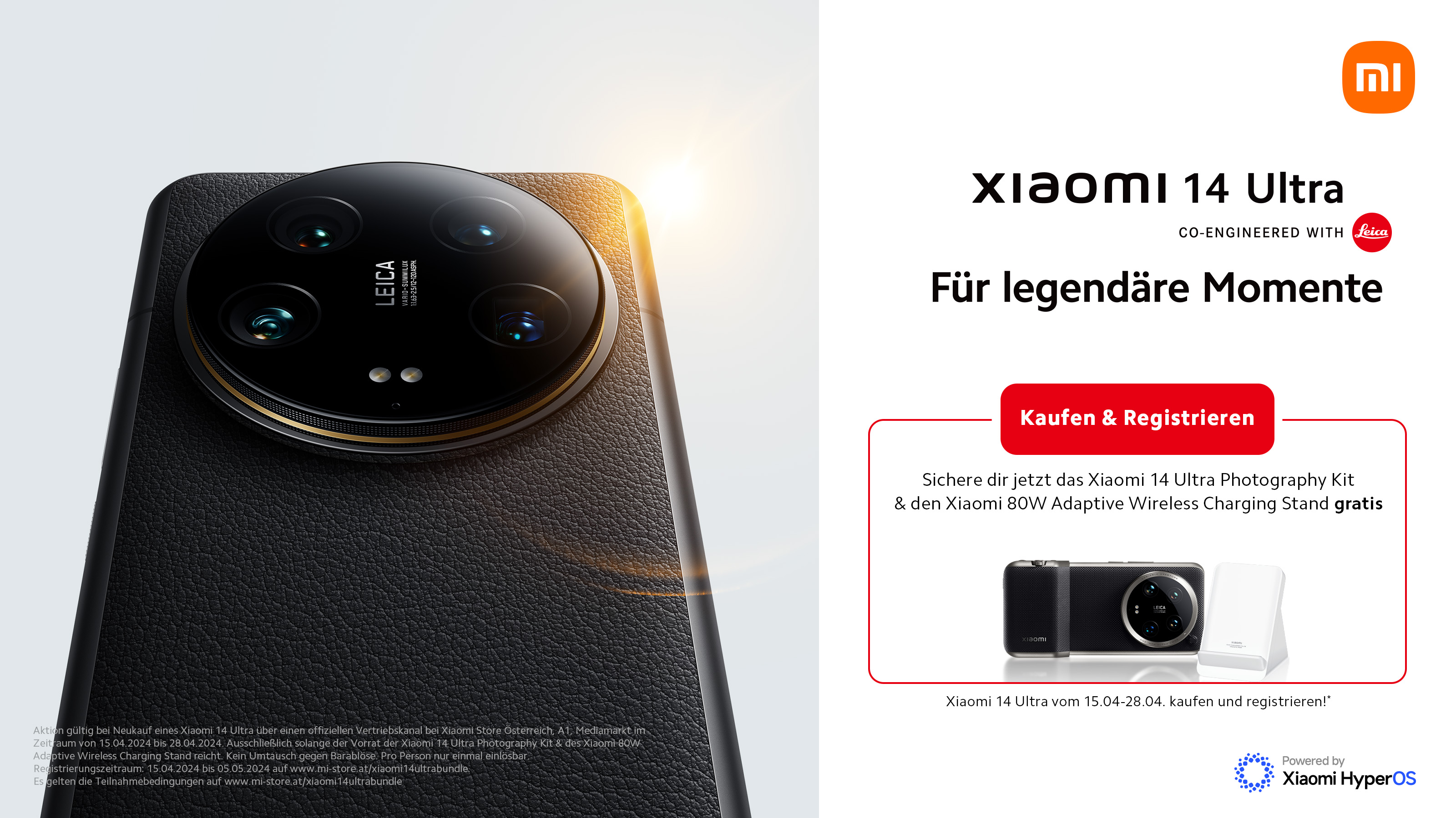 Verkaufsstart des Xiaomi 14 Ultra Smartphones in Österreich mit Bundle-Aktion